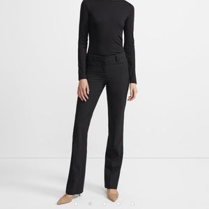 Theory, black flare trouser